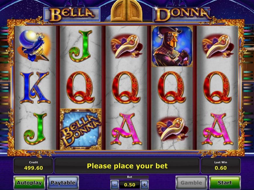 Play no deposit game Bella Donna online