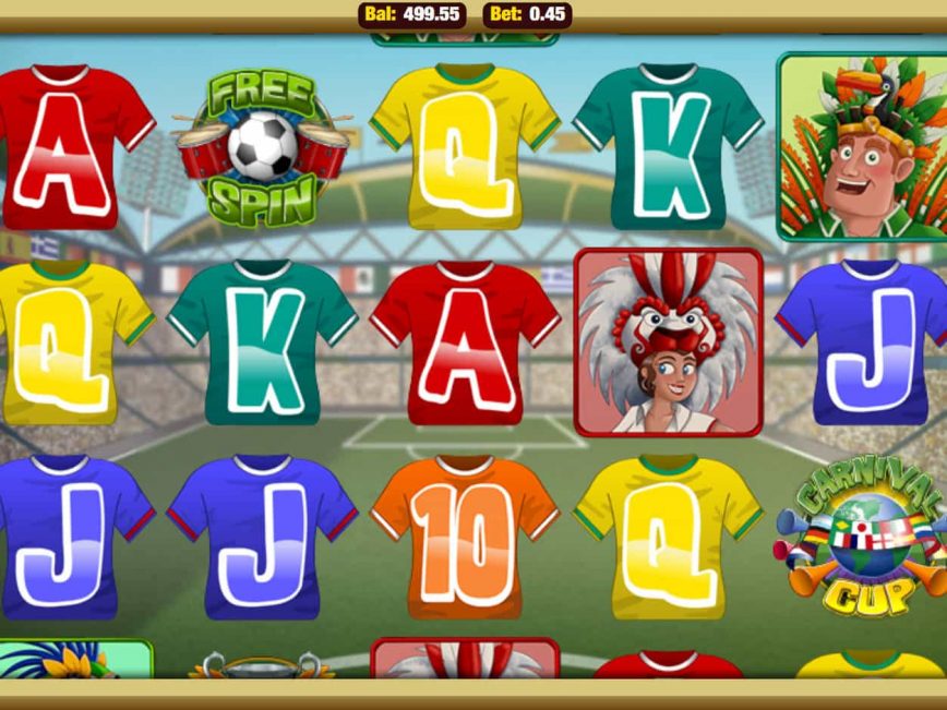 Spin free slot machine Carnival Cup online