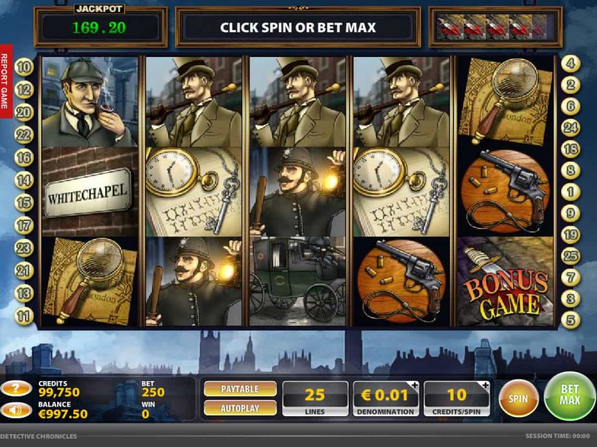Play free casino game Detective Chronicles
