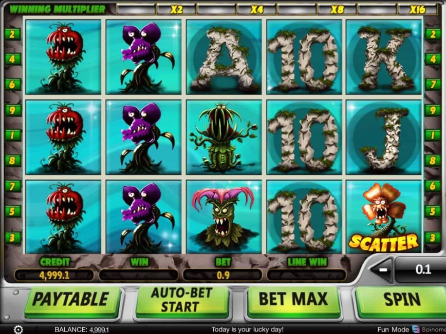 Casino slot machine Eat Them All