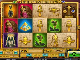 Online casino game Egyptian Rebirth for fun