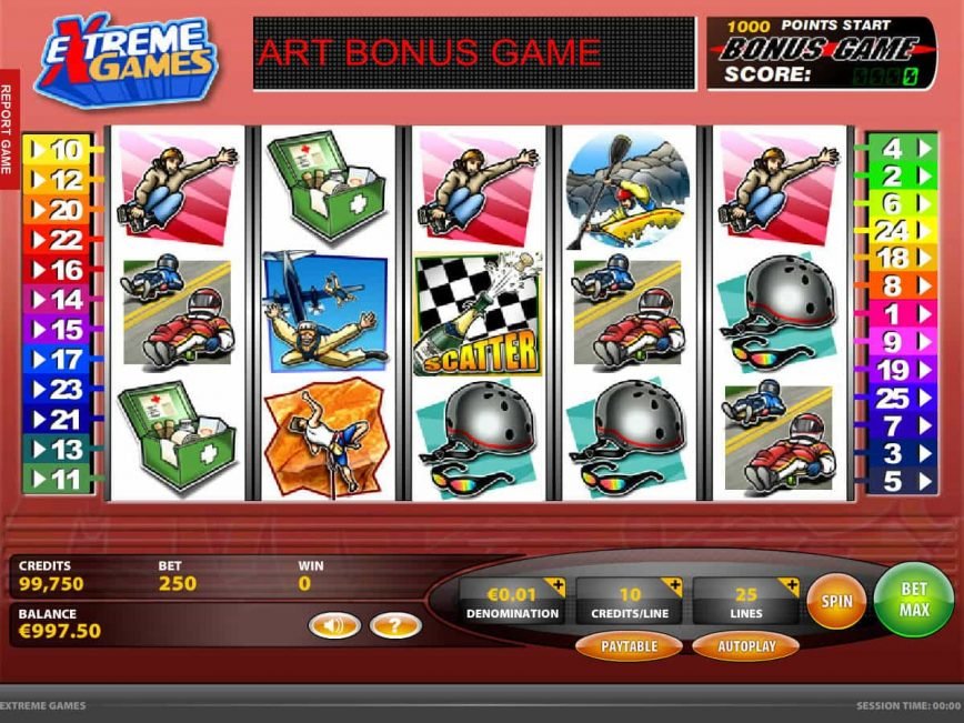 Casino slot machine Extreme Games