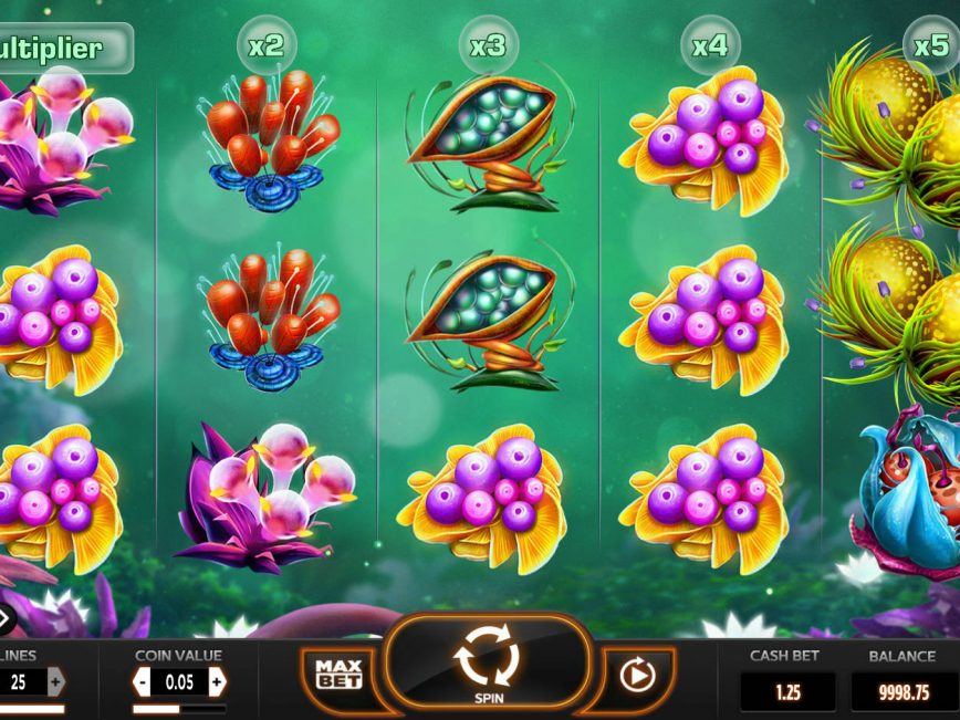 Play slot machine Fruitoids online