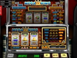 Free casino game Mega King for fun