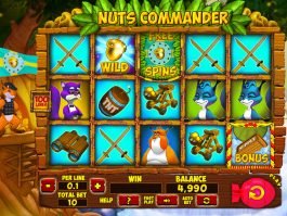 Nuts Commander slot machine online