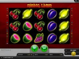 Spin slot machine Rising Liner online