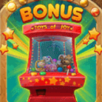 Bonus symbol from Toys of Joy online slot 