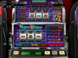 Picture from casino game Vegas Joker online