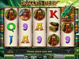 Picture from casino game Dragon's Deep