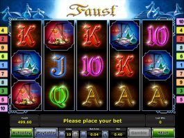 Spin slot machine Faust online