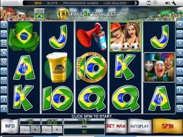 Spin slot game Football Fans online