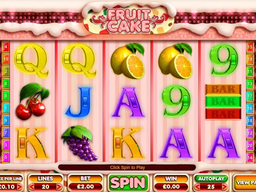 Picture from slot game Fruit Cake by Big Time Gaming