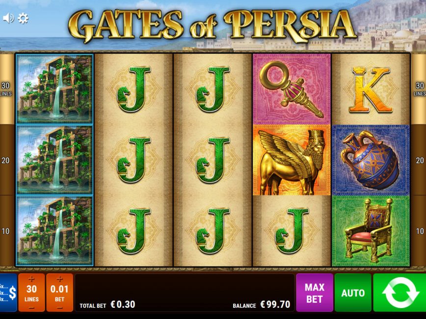 Picture from Gates of Persia online slot