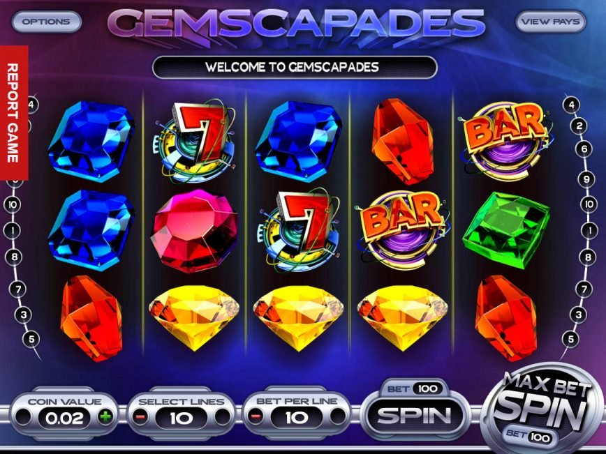Gemscapades online free slot by Betsoft