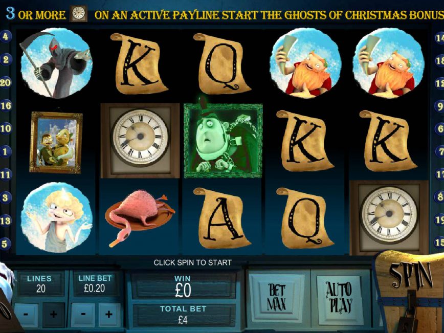 Play casino game Ghosts of Christmas
