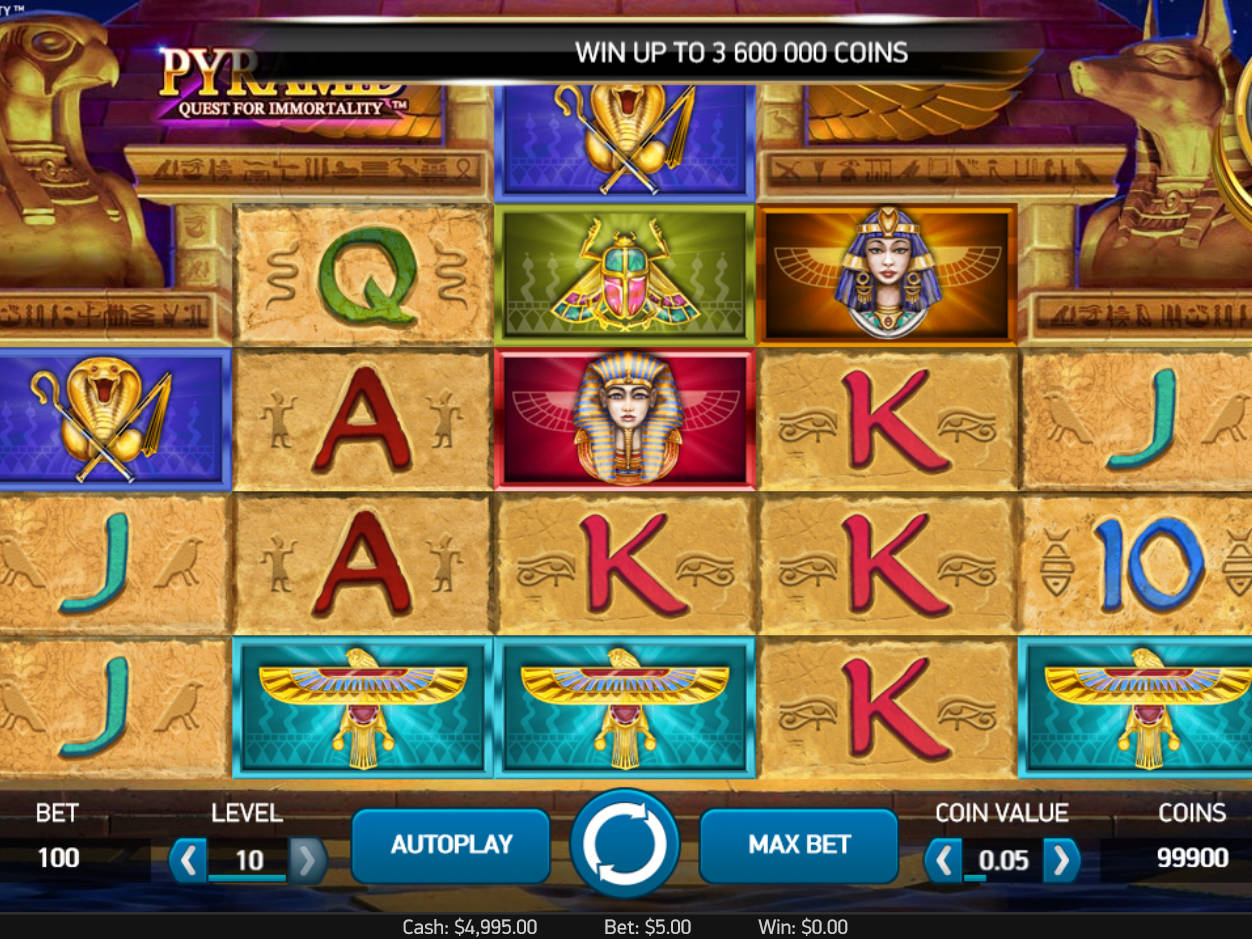 Pyramid: Quest For Immortality Slot Machine
