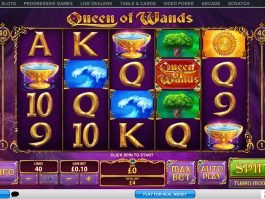 Spin slot machine Queen of Wands for fun