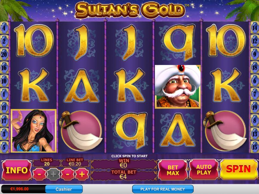 No registration game Sultan's Gold online