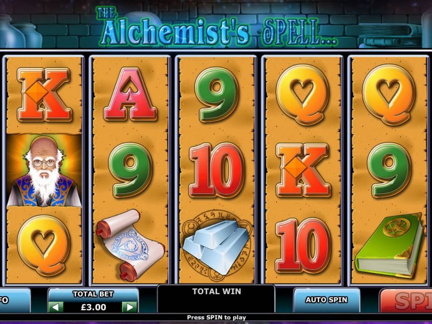 Online slot for fun The Alchemist's Spell