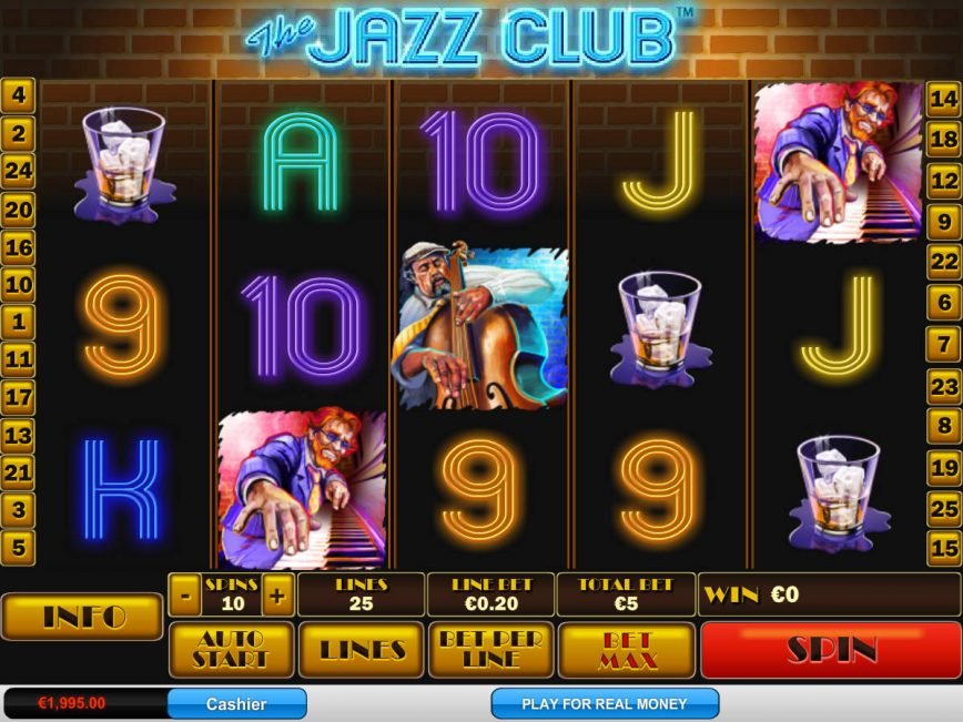 Online free slot game The Jazz Club