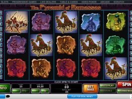 Online slot machine The Pyramid of Ramesses by Playtech