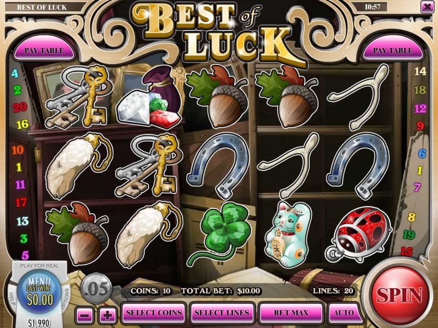 Best of Luck online free slot by Rival Gaming