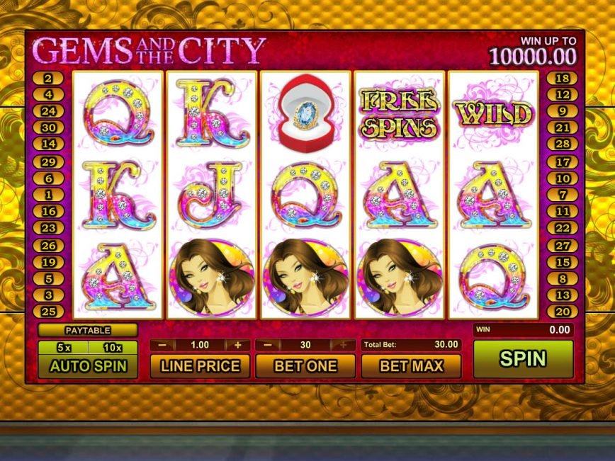 Online free slot Gems and the City