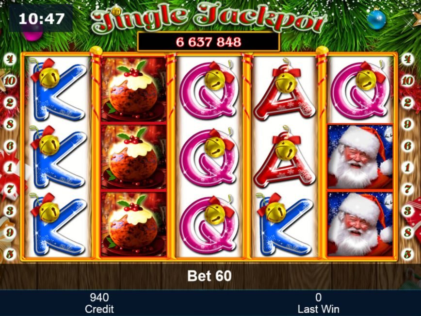 No registration slot machine Jingle Jackpot online