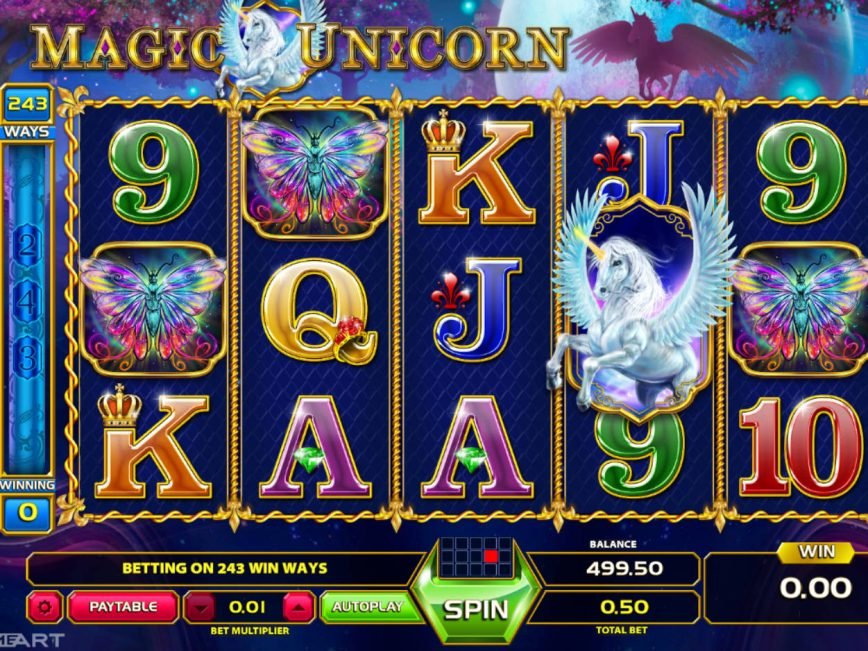 Picture from Magic Unicorn online slot
