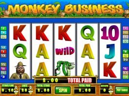 No deposit game Monkey Business online