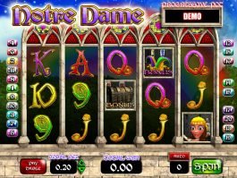 Spin casino game Notre Dame for free