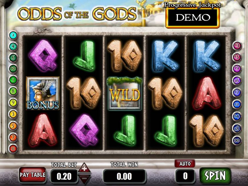 Play free slot machine online Odds of the Gods
