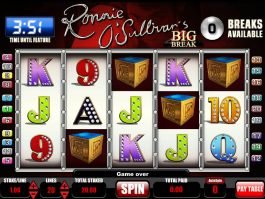 Ronnie O'Sullivan's Big Break free casino game