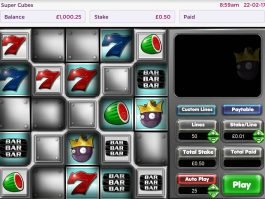 Plays online free slot machine Super Cubes