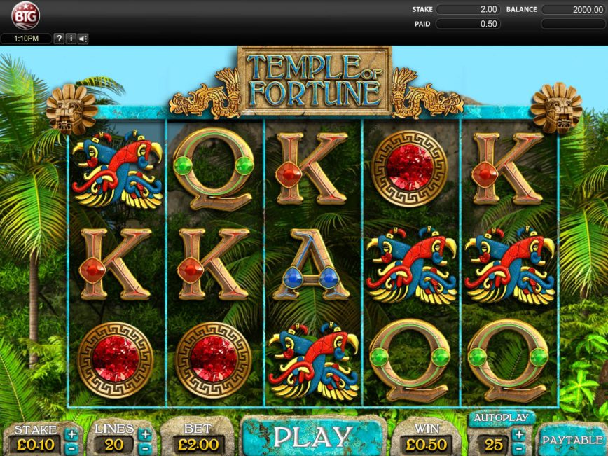 Picture of casino game Temple of Fortune online