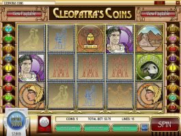 Spin casino game Cleopatra's Coins