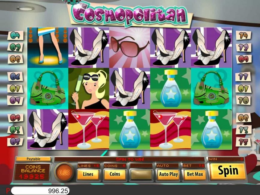 Cosmopolitan online casino game