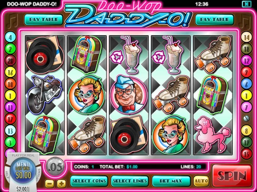 Doo-Wop-Daddy-O! free online slot machine