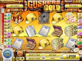 Online slot game Gushers Gold
