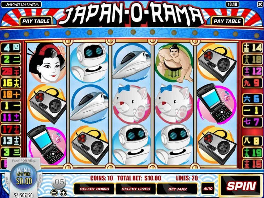 Picture of casino game Japan-O-Rama online