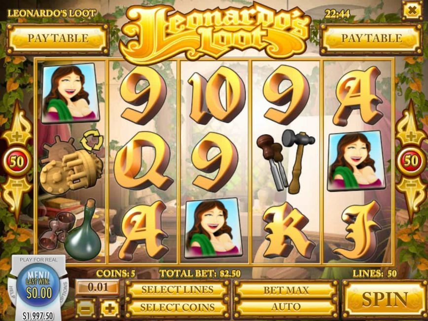 Leonardos Loot Slot Machine