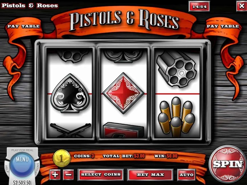 Spin casino free game Pistols and Roses