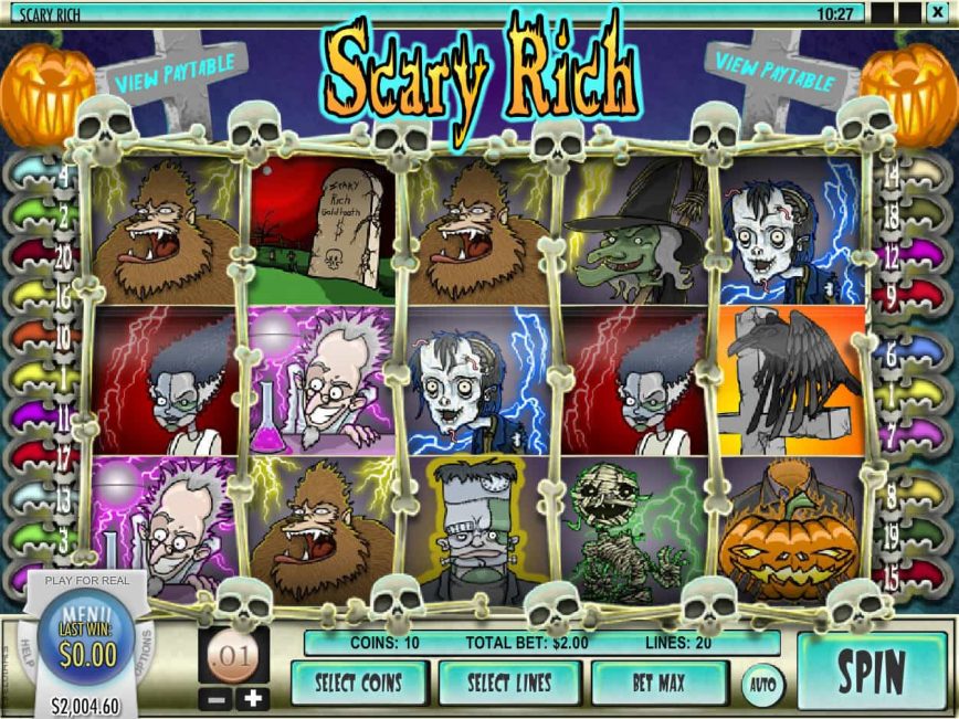 Casino free slot machine Scary Rich