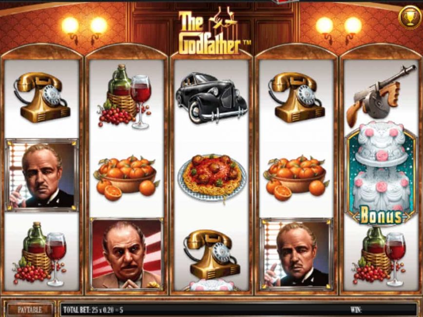 The Godfather online slot by Gamesys