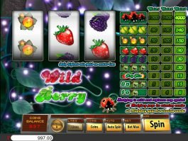 Play slot machine Wild Berry 3-reel