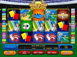 World Cup Soccer Spins casino online slot