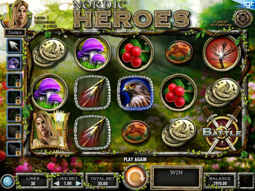 A pictore of the free slot Nordic Heroes