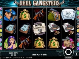 Slot machine Reel Gangsters for fun