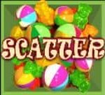 Scatter symbol of free slot game Sugar Rush Summer Time 