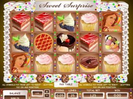 A picture of the casino free slot Sweet Surprise